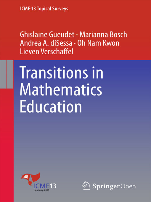 Title details for Transitions in Mathematics Education by Ghislaine Gueudet - Available